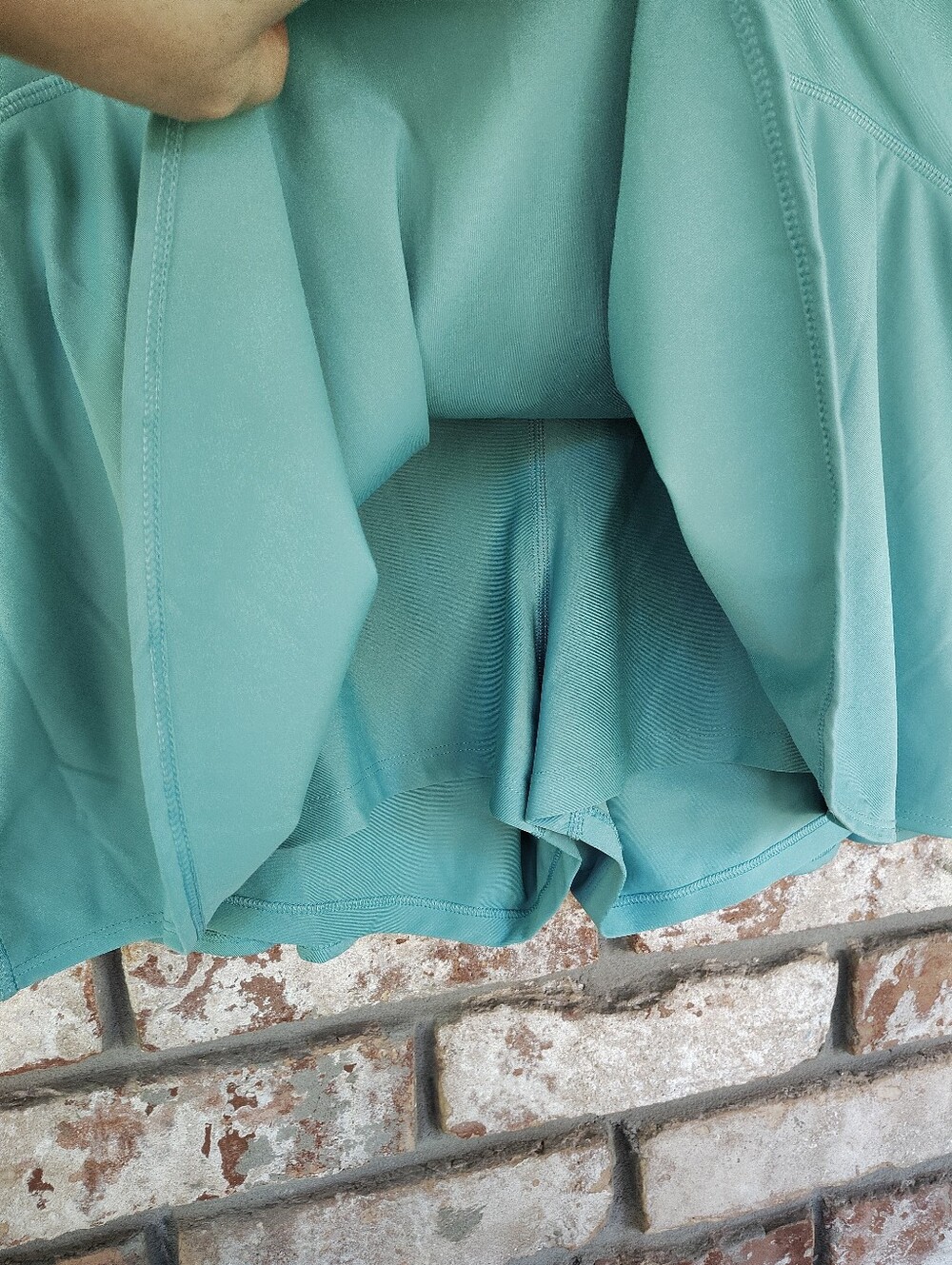 Old Navy PowerSoft Skort XXL Extra High Waisted Tennis Skirt Light Green Preppy - Picture 3 of 7